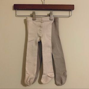 ZARA BABY Knit Tights 2 pairs Size 1/6M